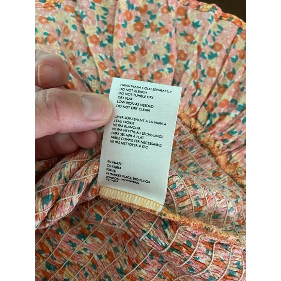 Faithfull The Brand NWT Margherita Mini Dress Sold out on Revolve Size US 6 - Picture 12 of 13